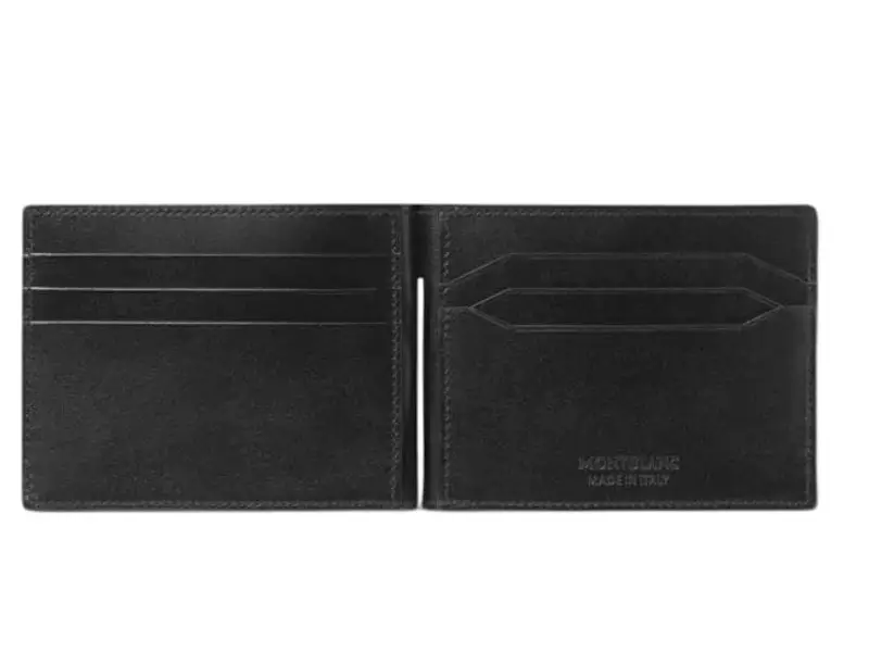 WALLET 6CC WITH MONEY CLIP BLACK MEISTERSTUCK MONTBLANC 198313